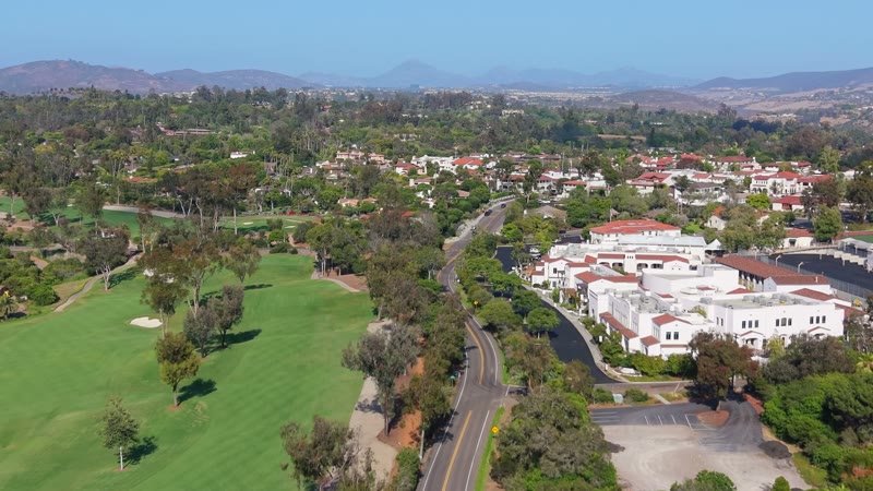 Rancho Santa Fe Aerial Drone View 19