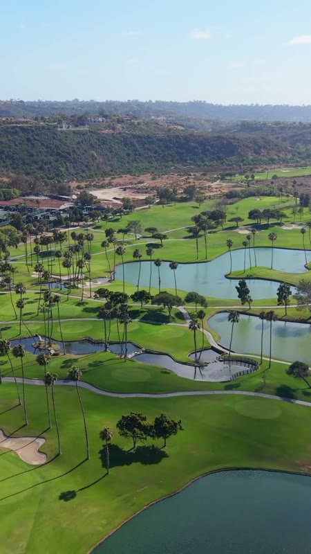 Rancho Santa Fe Aerial Drone View 2 (Vertical)