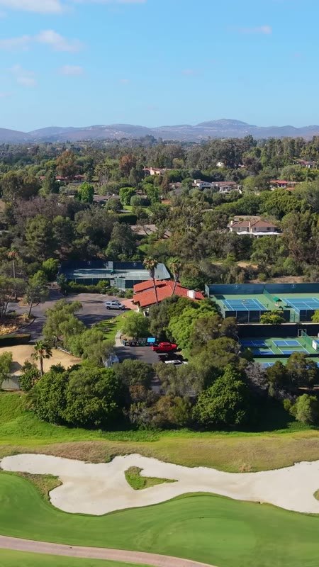 Rancho Santa Fe Aerial Drone View 21 (Vertical)