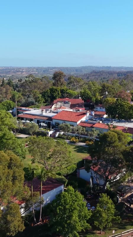 Rancho Santa Fe Aerial Drone View 22 (Vertical)