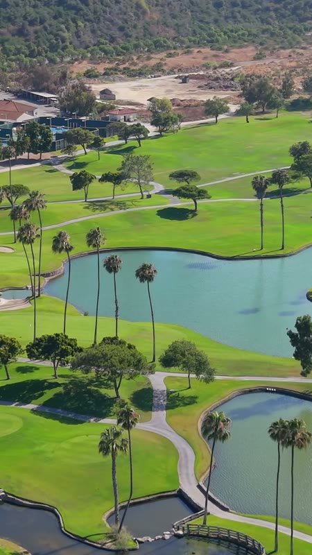 Rancho Santa Fe Aerial Drone View 3 (Vertical)