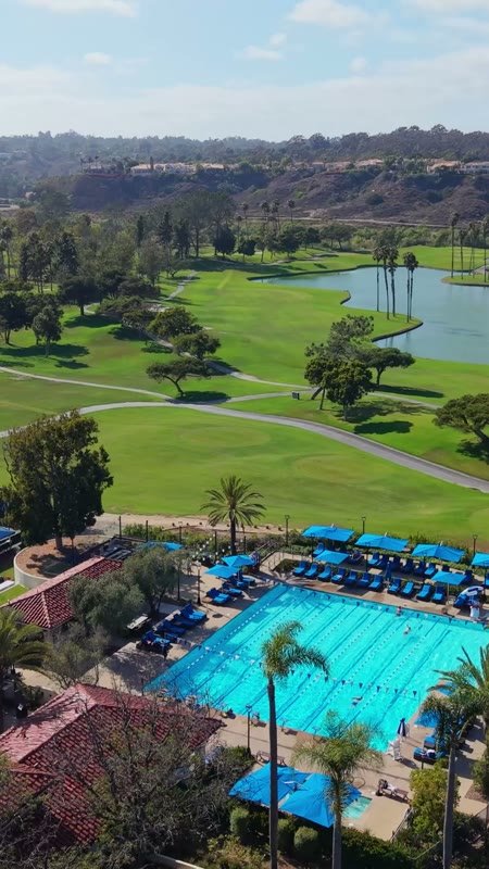 Rancho Santa Fe Aerial Drone View 6 (Vertical)