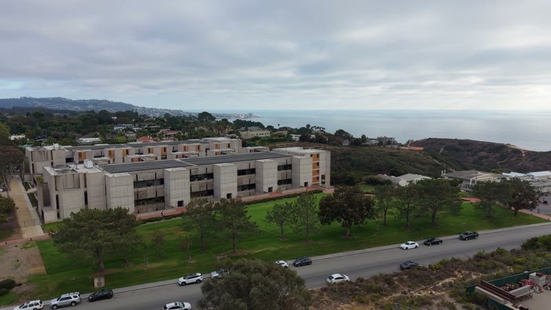 Salk Institute Brutalist Laboratories Overlooking the La Jolla Coast