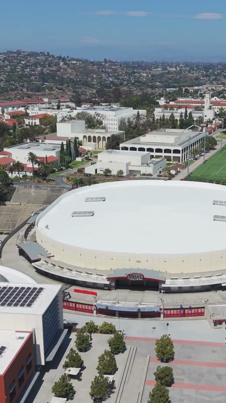 San Diego State University Aerial Drone View 1 (Vertical)