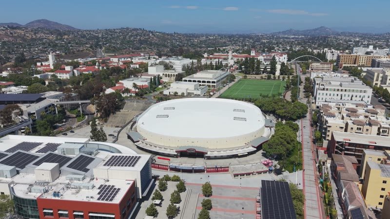 San Diego State University Aerial Drone View 1
