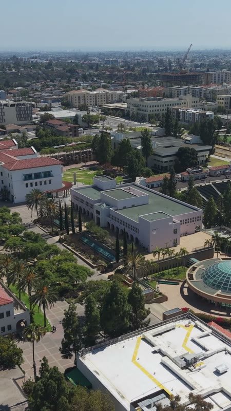 San Diego State University Aerial Drone View 10 (Vertical)