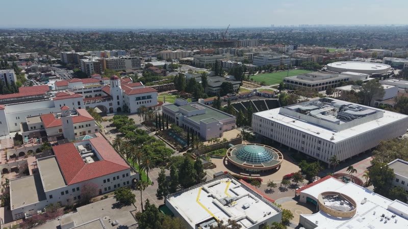 San Diego State University Aerial Drone View 10