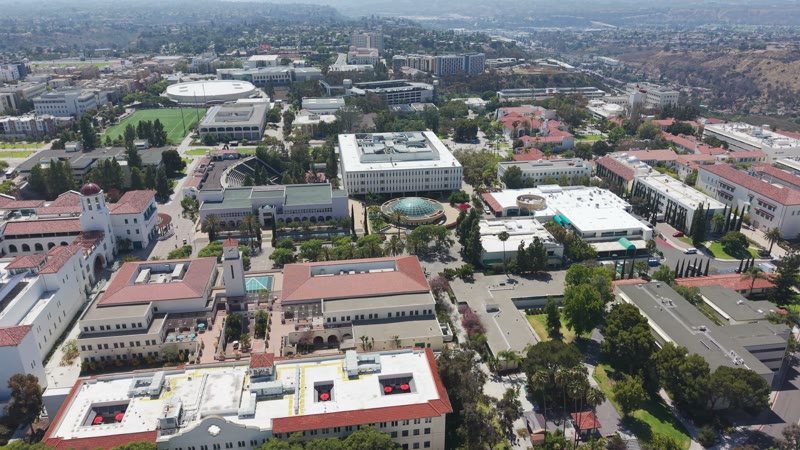 San Diego State University Aerial Drone View 11