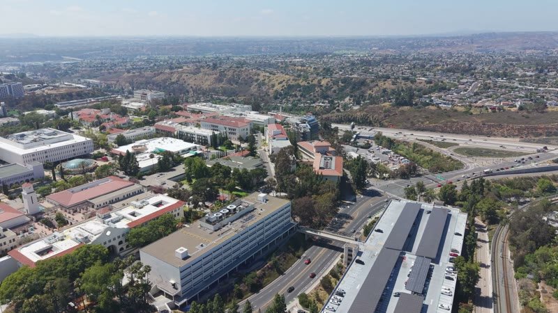 San Diego State University Aerial Drone View 12