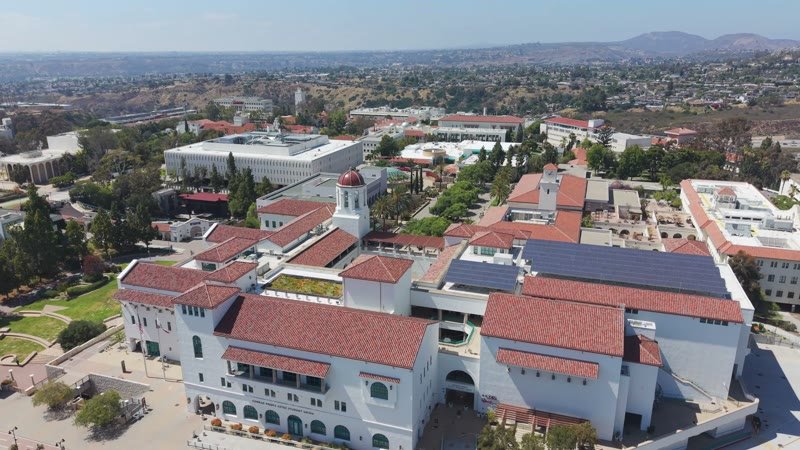 San Diego State University Aerial Drone View 13