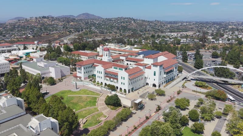 San Diego State University Aerial Drone View 15