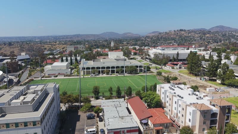 San Diego State University Aerial Drone View 22
