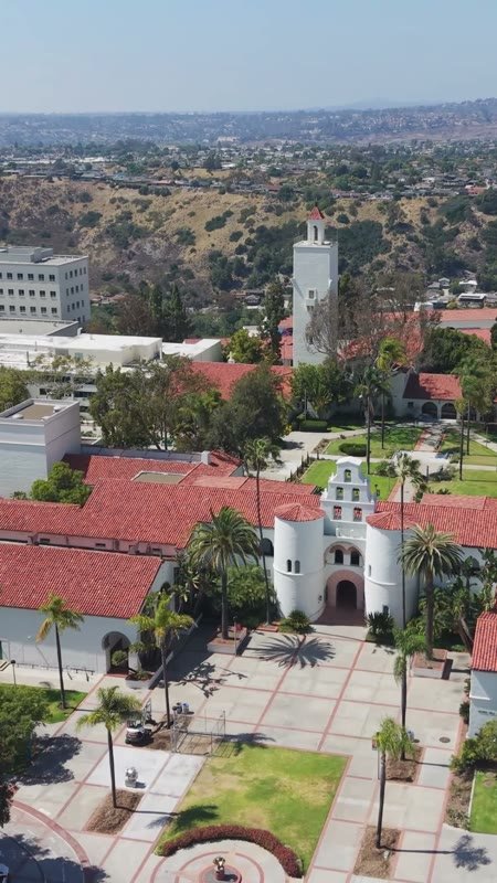 San Diego State University Aerial Drone View 4 (Vertical)