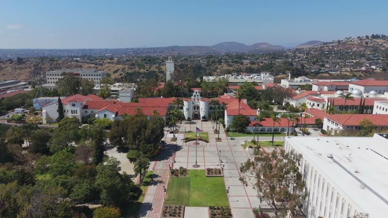 San Diego State University Aerial Drone View 6