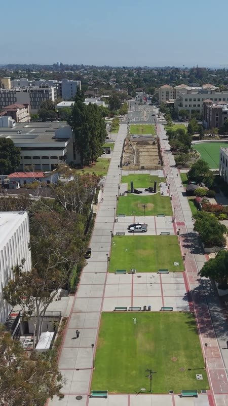 San Diego State University Aerial Drone View 7 (Vertical)