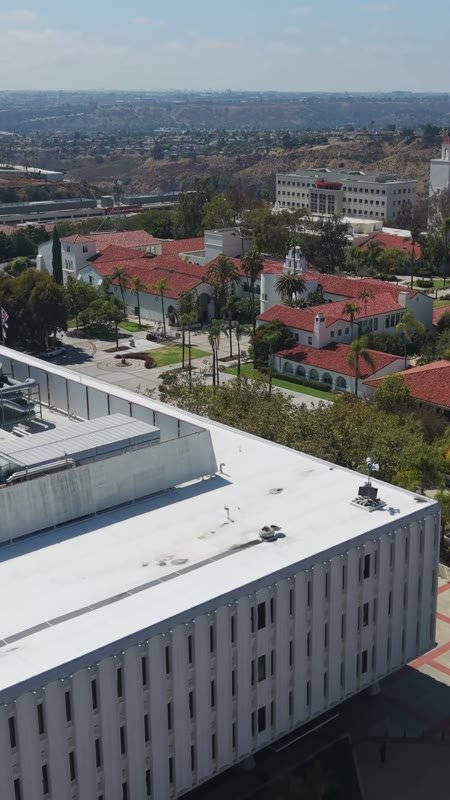 San Diego State University Aerial Drone View 8 (Vertical)
