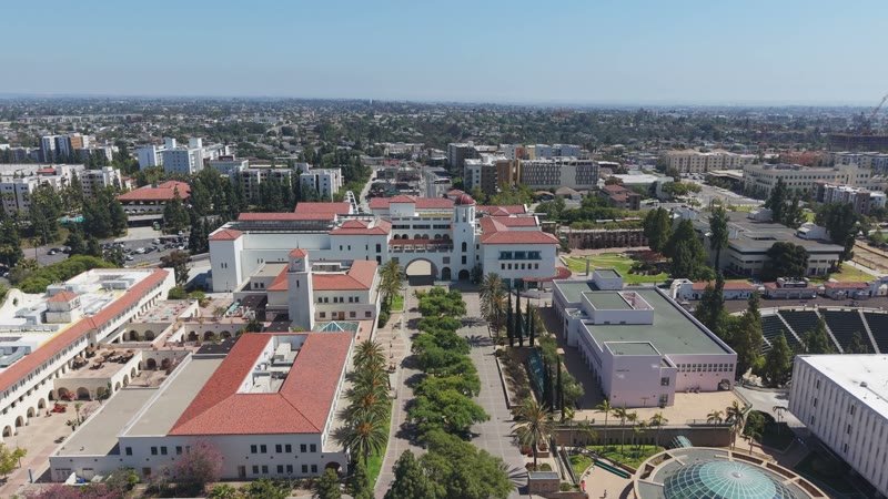 San Diego State University Aerial Drone View 9