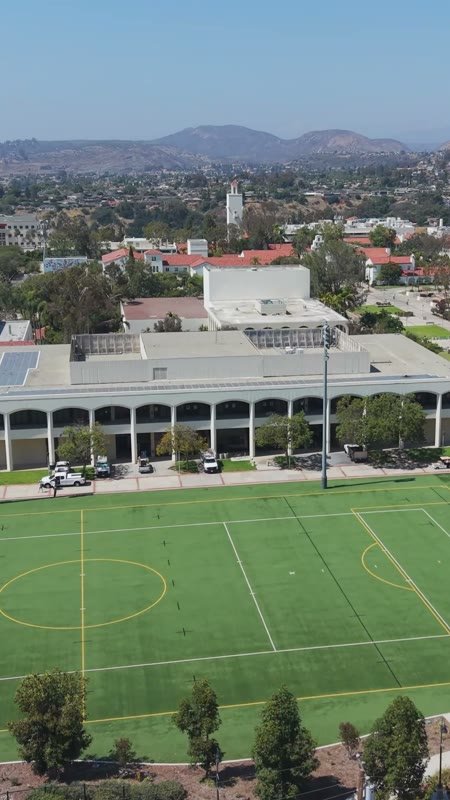 San Diego State University Aerial Drone Photo 112 (Vertical)