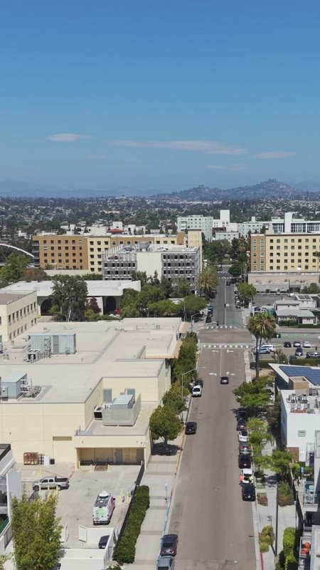 San Diego State University Aerial Drone Photo 113 (Vertical)