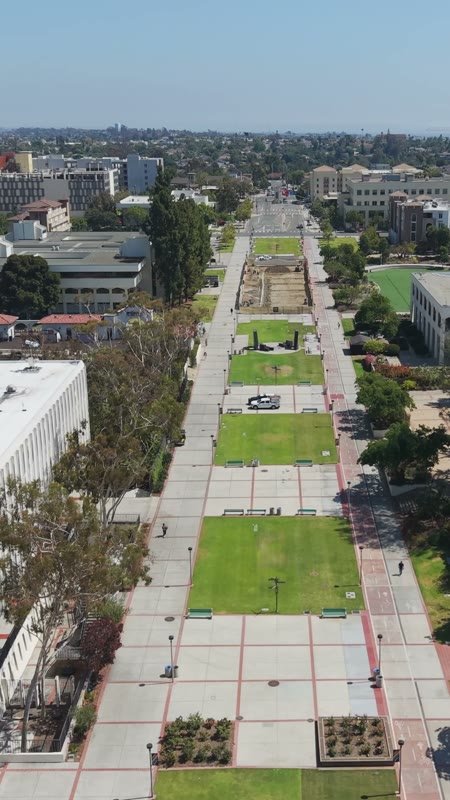 San Diego State University Aerial Drone Photo 26 (Vertical)