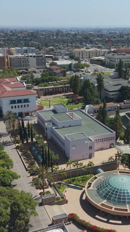 San Diego State University Aerial Drone Photo 46 (Vertical)