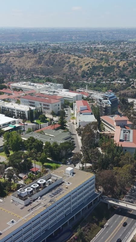 San Diego State University Aerial Drone Photo 56 (Vertical)