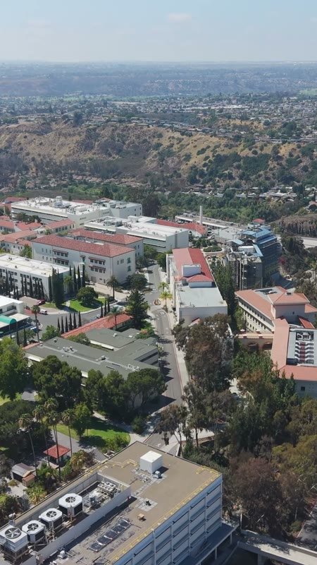 San Diego State University Aerial Drone Photo 57 (Vertical)