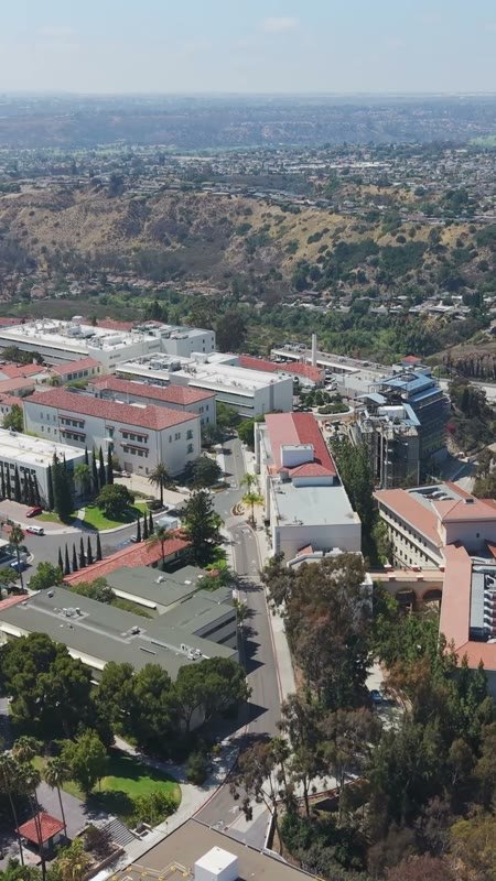 San Diego State University Aerial Drone Photo 58 (Vertical)