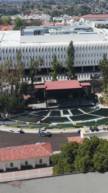 San Diego State University Aerial Drone Photo 88 (Vertical)