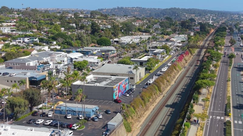 Solana Beach Aerial Drone View 1