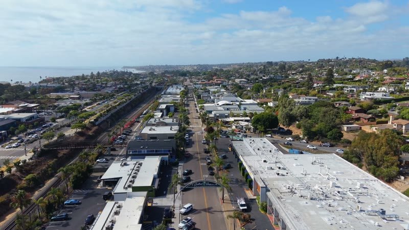 Solana Beach Aerial Drone View 3