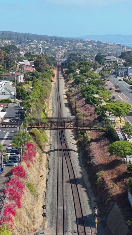 Solana Beach Aerial Drone Photo 2-3 (Vertical)