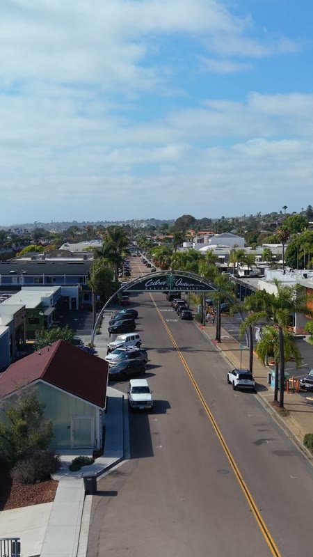 Solana Beach Aerial Drone Photo 3-1 (Vertical)