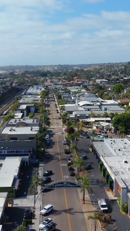 Solana Beach Aerial Drone Photo 3-2 (Vertical)
