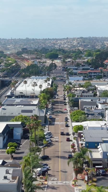 Solana Beach Aerial Drone Photo 4-3 (Vertical)