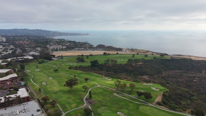 Torrey Pines Golf Course Fairways Above the La Jolla Coastline