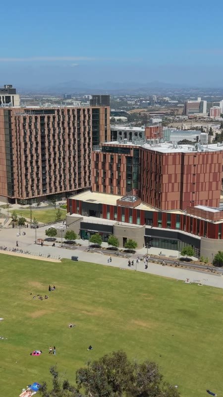 UC San Diego Aerial Drone Photo 3-1 (Vertical)