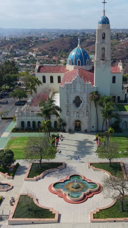 University of San Diego Aerial Drone View 10 (Vertical)