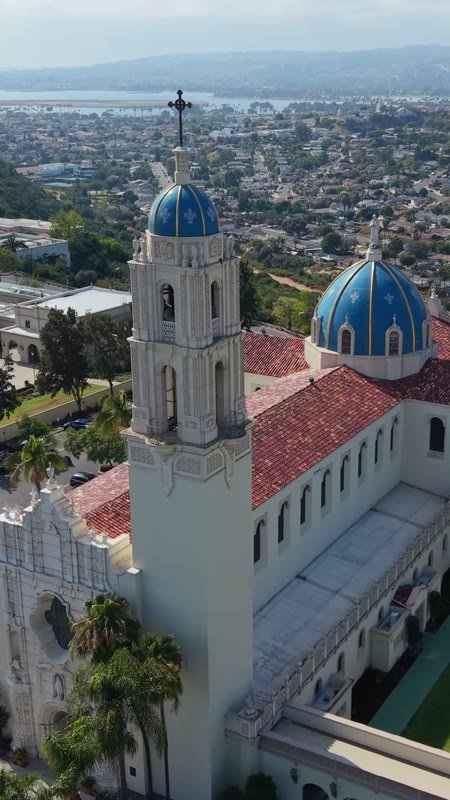 University of San Diego Aerial Drone View 11 (Vertical)