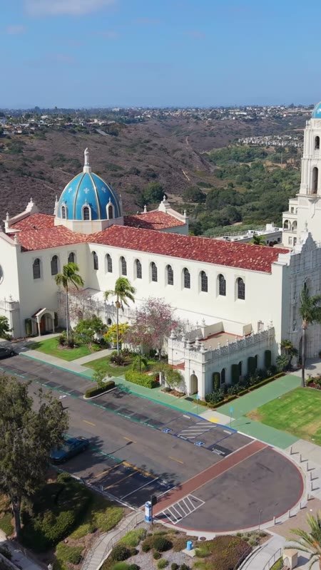 University of San Diego Aerial Drone View 14 (Vertical)