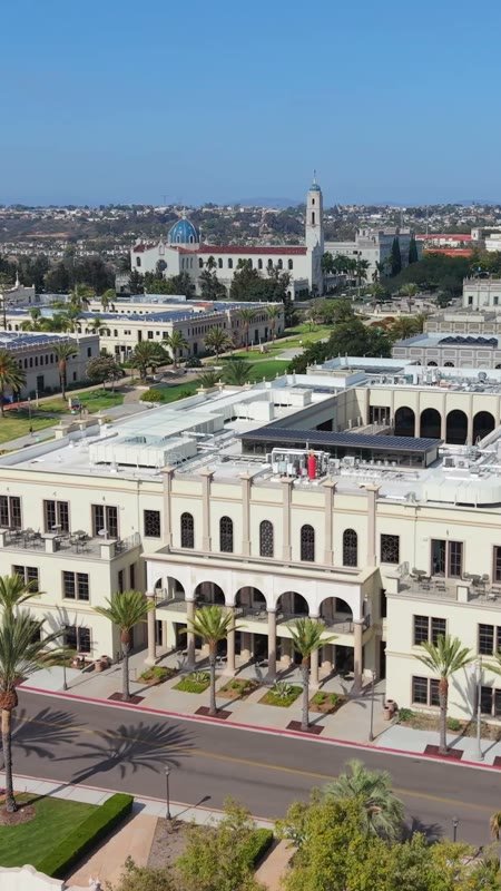 University of San Diego Aerial Drone View 20 (Vertical)