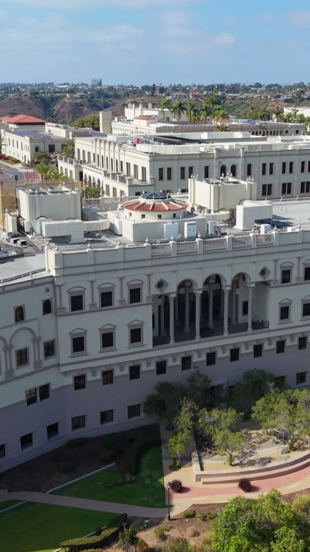 University of San Diego Aerial Drone View 3 (Vertical)