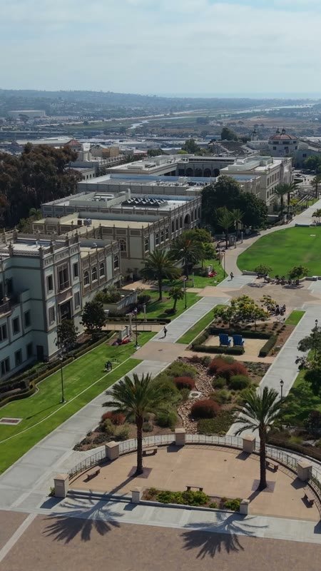University of San Diego Aerial Drone Photo 30 (Vertical)
