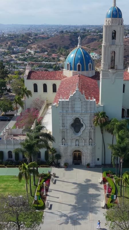 University of San Diego Aerial Drone Photo 39 (Vertical)