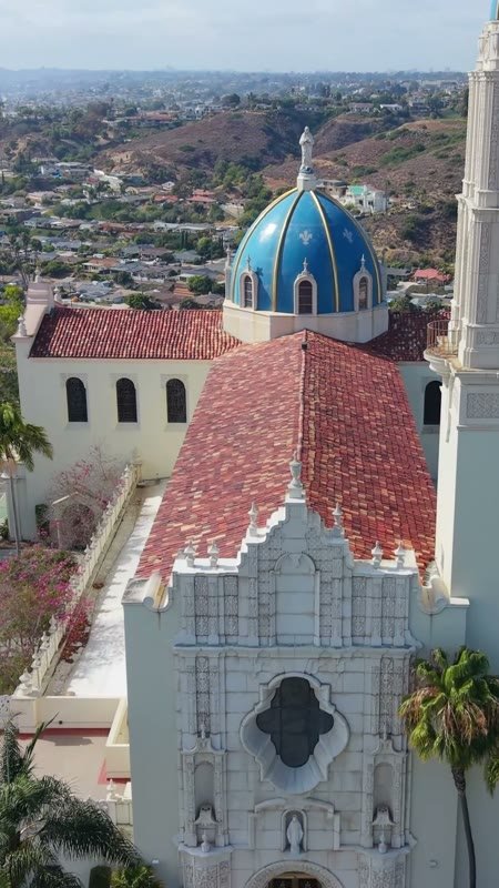 University of San Diego Aerial Drone Photo 40 (Vertical)