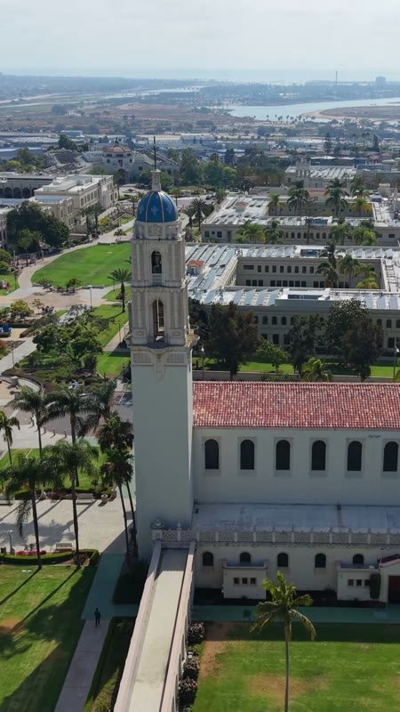 University of San Diego Aerial Drone Photo 50 (Vertical)