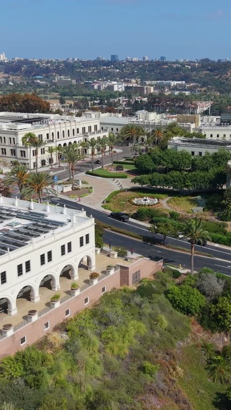 University of San Diego Aerial Drone Photo 74 (Vertical)